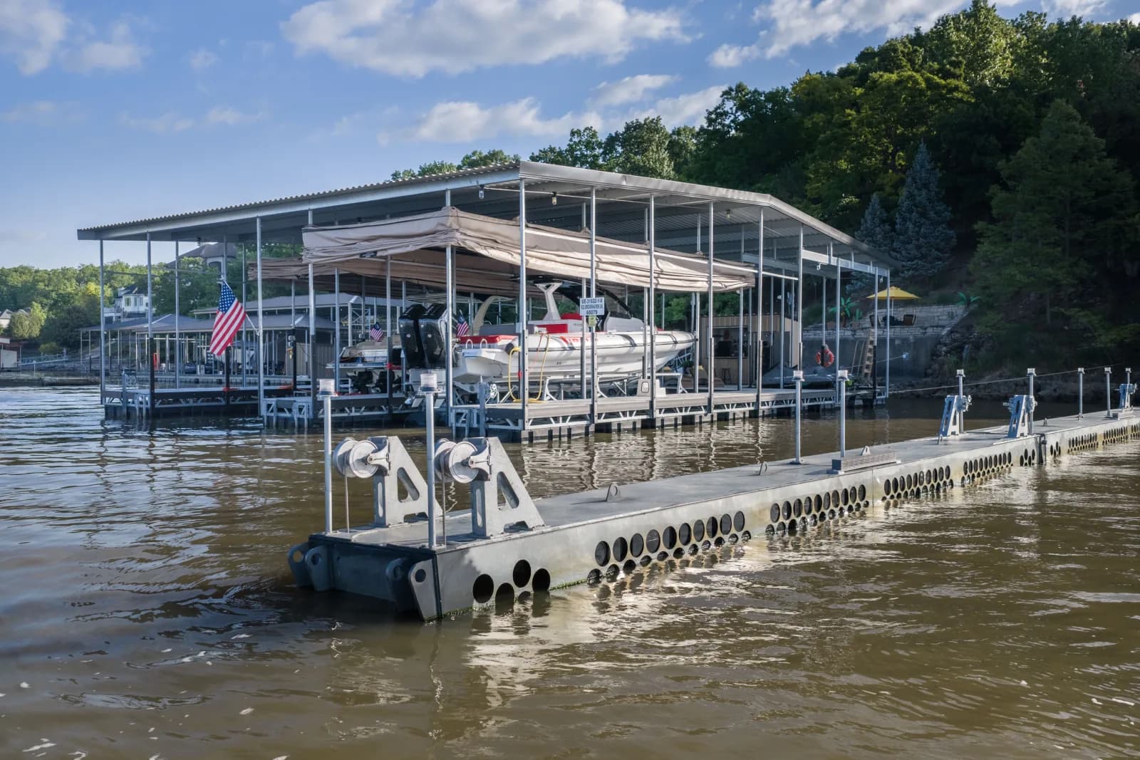 Concrete Piers at Lake of the Ozarks